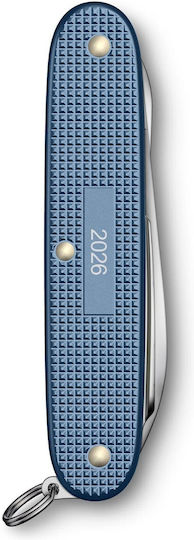 Victorinox Pioneer X Alox Schweizer Taschenmesser Schlüsselanhänger Blau