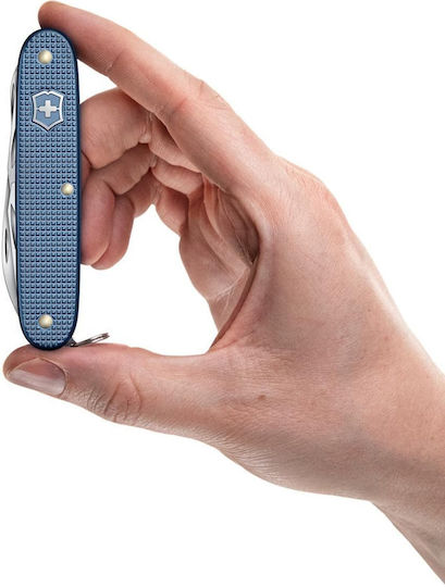 Victorinox Pioneer X Alox Schweizer Taschenmesser Schlüsselanhänger Blau