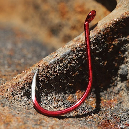 Bkk Octopus Beak Red Fishing Hooks No4/0 5 Units