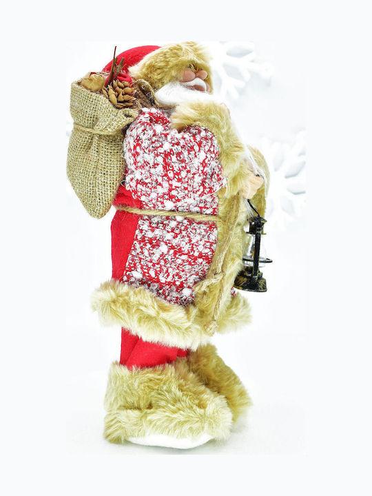 Luxurious Noel Baba Santa Decorative Christmas Figure Stewehome 30×15 Cm