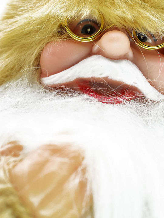 Luxurious Noel Baba Santa Decorative Christmas Figure Stewehome 30×15 Cm