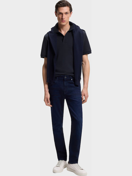 Pallas Pallas Polo Short Sleeve Blouse Dark Blue