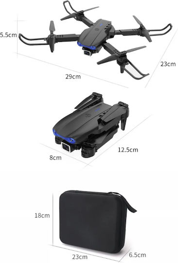 ToySky E99 K3 Pro Дрон Мини 2.4 GHz с Камера и Контролер Черно