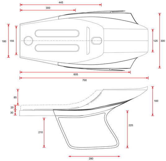 C-Racer Motorradsattel 578615