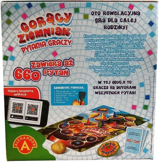 Board Game Hot Potato for 2-8 Players 8+ Years Old (PL) Alexander