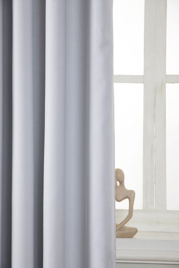 Mc Decor Συσκότισης με Τρουκς Γκρι 140x265εκ.