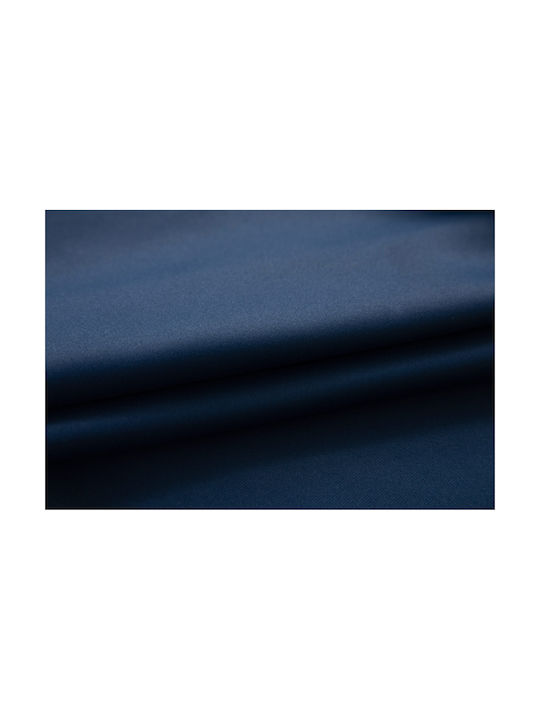 Mc Decor Blackout Curtain with Blue Grommets 140x265cm