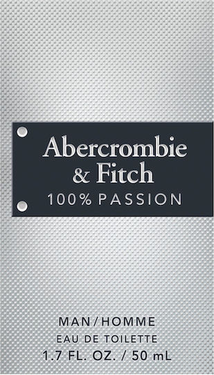 Abercrombie & Fitch 100% Passion Eau De Toilette For Him Capacity 50 Ml