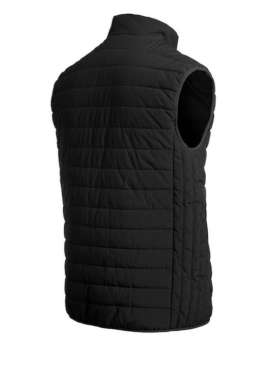 Stenso Ανδρικό Γιλέκο Εργασίας Αδιάβροχο Μαύρο