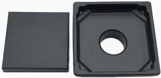 DuscheLine Channel Shower with Output 100mm Black