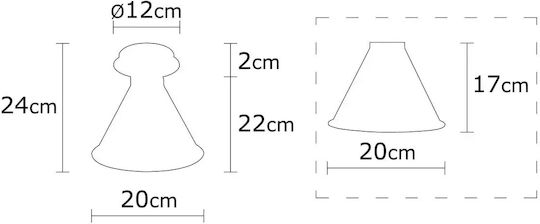 SteweHome Deckenleuchte Konektisch Beleuchtung Oberlicht Antike 20x24cm SteweHome Deckenleuchte Konektisch Beleuchtung Oberlicht Antike 20x24cm