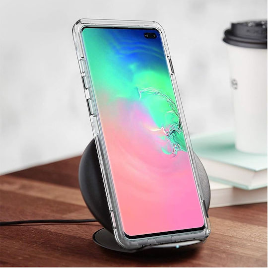 Jup Ulak Калъф 7298103 8865-22 Samsung Galaxy S10 Plus 3 В 1 Рамка TPU Прозрачен 6.4"