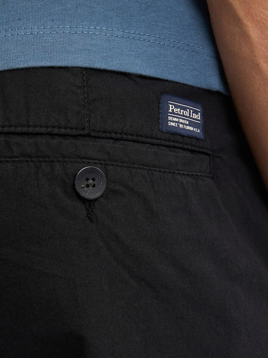Trousers Cargo Elastic in Regular Fit Black