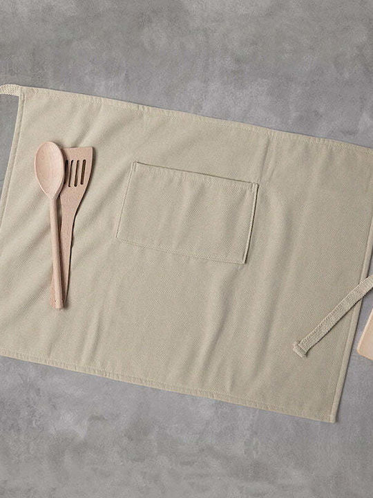 Hauz Apron Beige 70x50cm