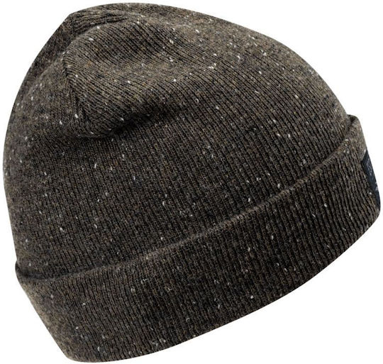 Beanie Unisex Σκούφος Πλεκτός σε Μπεζ χρώμα