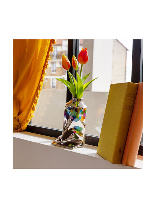 Pylones Decorative Vase Multicolour 10.5x6.5x17cm