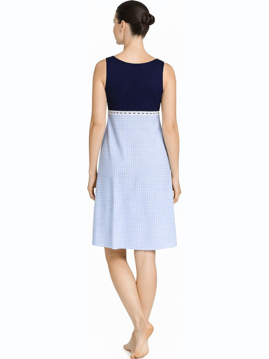 Jeannette Lingerie Summer Women's Nightdress Blue