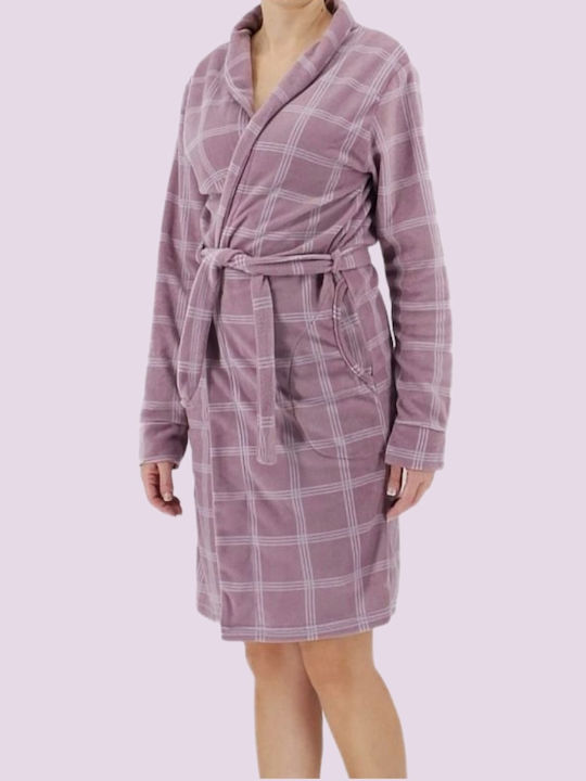 Asel Winter Damen Robe Ροζ Λιλά