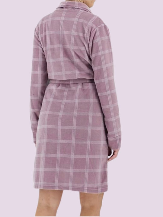 Asel Winter Damen Robe Ροζ Λιλά