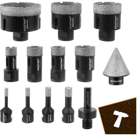 Bigstren Diamond Hole Saw Set for Metal and Tile 1819gr