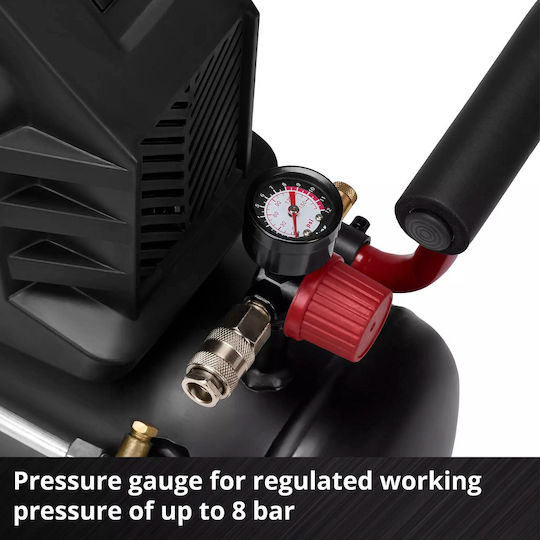 Einhell Tc-ac 190 Κομπρεσέρ Αέρος 76dB με Αεροφυλάκιο 24lt