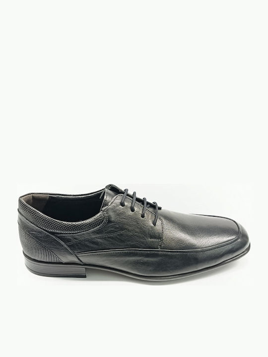 Leder Herren Freizeitschuhe Schwarz