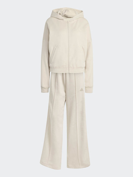 Energize Sweatpants Set Fleece Beige