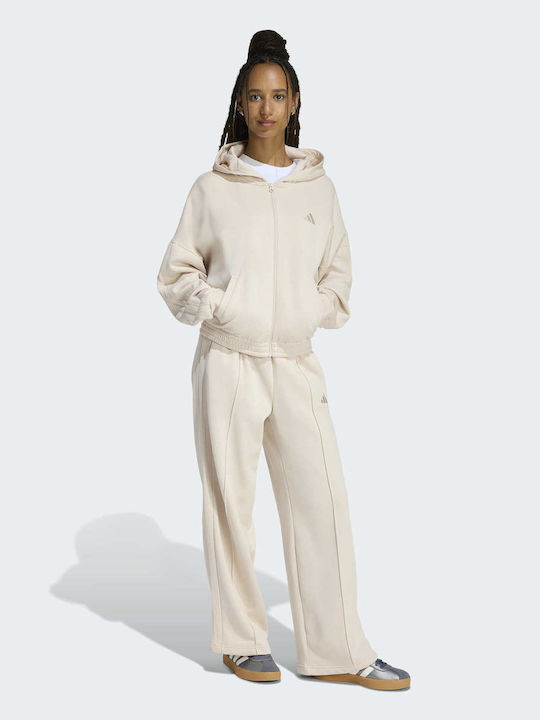 Energize Sweatpants Set Fleece Beige