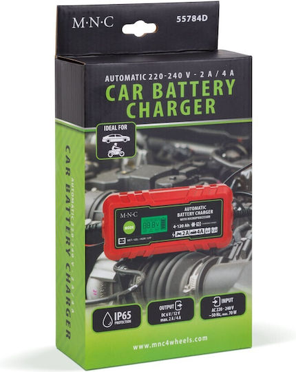 MNC Batterieladegerät Für Auto & Motorrad 6/12V