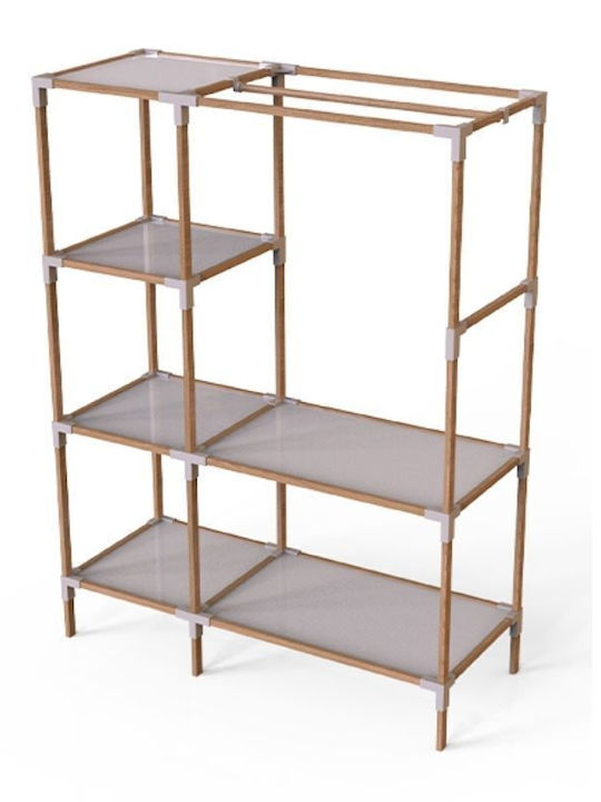 FixWood Cuier de podea din Lemn Bej 117x47x155cm