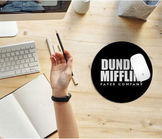 Koupakoupa Dunder Mifflin Inc Paper Company Mouse Pad (200mm) KP_5046_mousepad-round