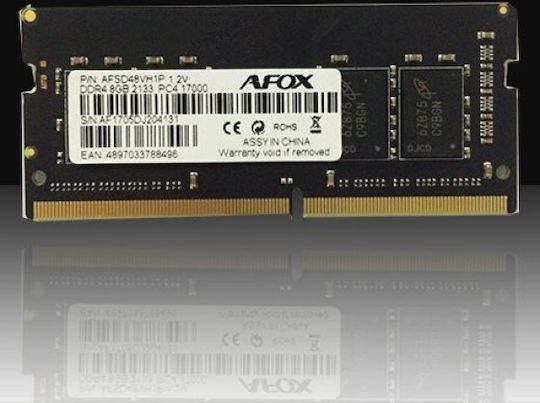 Afox DDR4 with Module 1x8GB and Speed 3200 for Laptop