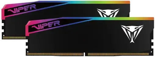 Patriot Viper RGB Elite 5 Ultra DDR5 32GB RAM with 2x16GB Modules and Speed 6000 for Desktop