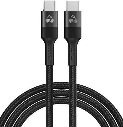 Powertech USB 2.0 Cable USB-C Male - USB-C 60W PD Black 1.5m PTR-0168