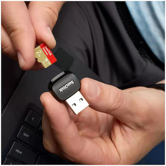 Sandisk Extreme microSDXC 2TB Class 10 UHS-I 190MB/s με αντάπτορα