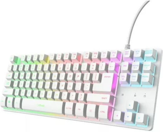 Trust GXT 833 Gaming Keyboard Tenkeyless with RGB lighting (English US) White