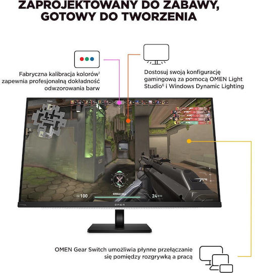 HP OMEN Transcend OLED Gaming Monitor 31.5" FHD 1920x1080 240Hz