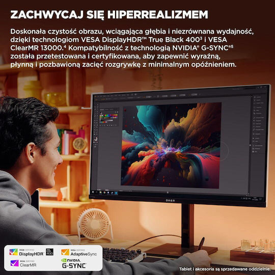 HP OMEN Transcend OLED Gaming Monitor 31.5" FHD 1920x1080 240Hz