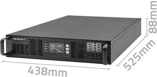 Qoltec 52287 UPS 3000VA 3000W