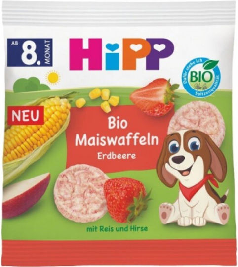 Hipp Reiswaffeln Strawberry 23gr