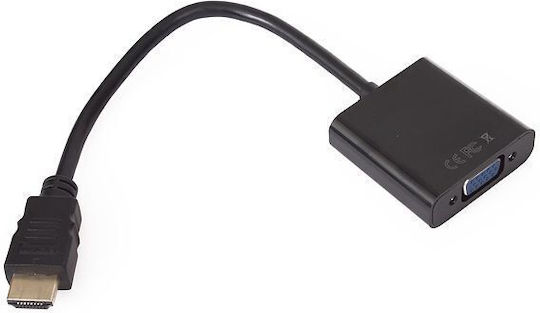 Vcom CG591 Adapter HDMI M zu VGA F Schwarz