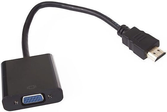 Vcom CG591 Adapter HDMI M zu VGA F Schwarz