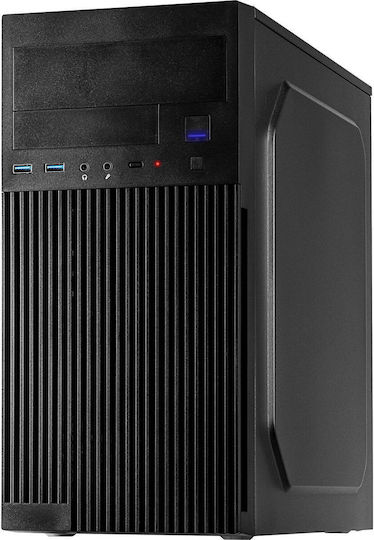 Inter-Tech IT-6521 Mini Tower Computergehäuse Schwarz