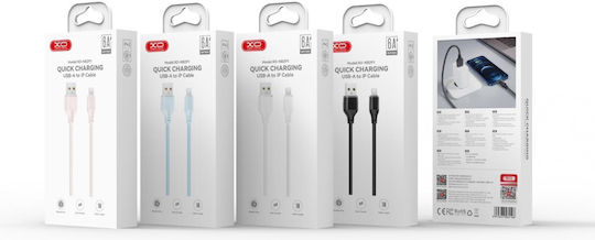 XO Regular USB-A la Cablu Lightning 18W Albastru 1m