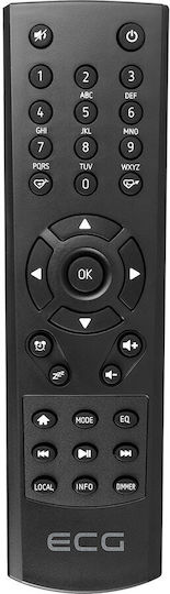ECG Portable Radio-CD Player Equipped with Radio / Bluetooth / USB / CD Black