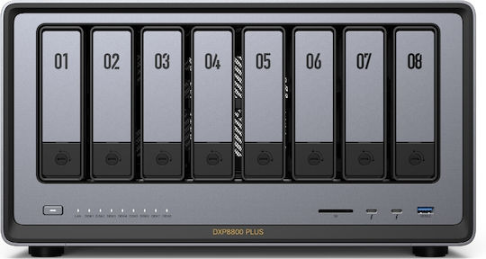 Ugreen DXP8800 Plus NAS Tower με 8 θέσεις για SSD και 2 θύρες Ethernet