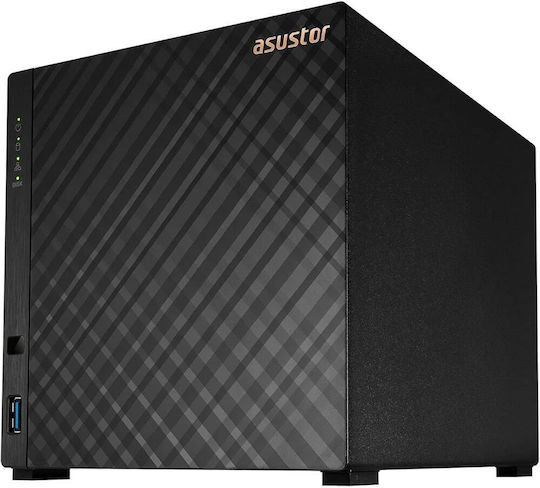 Asustor NAS Drivestor 4 Gen2 NAS Tower με 4 θέσεις για HDD