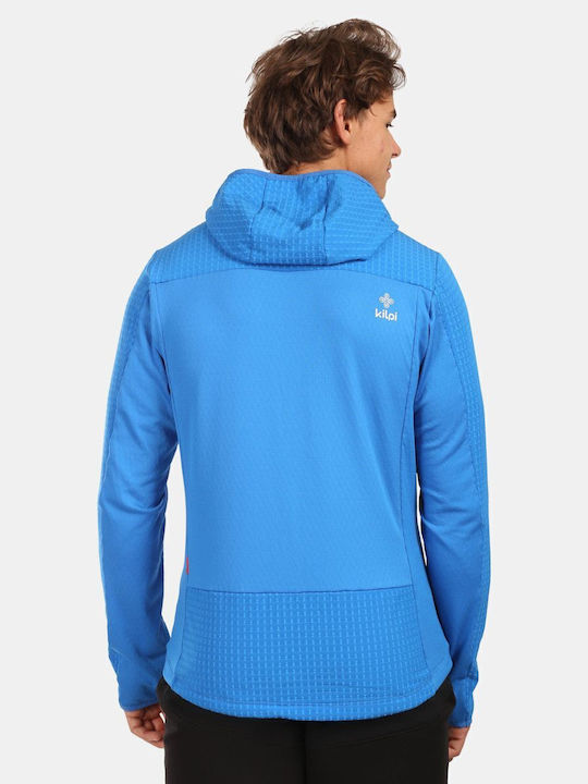 Ανδρική Ζακέτα Fleece με Κουκούλα Dark Grey