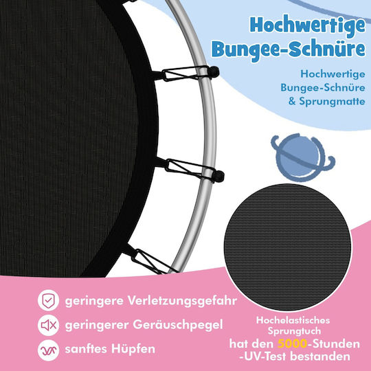 Costway Outdoor Trampoline 165cm with Net