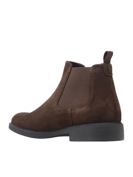Suede Chelsea Herrenstiefel Braun